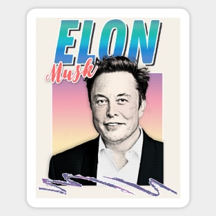 Elon Musk ∆†∆†∆ 90s Style Aesthetic Design Sticker